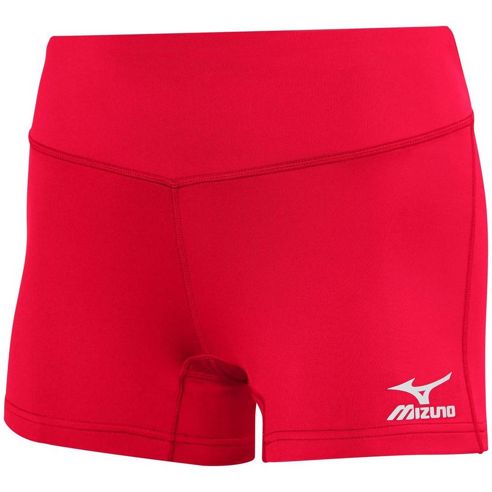 Mizuno Victory 3.5" Inseam - Bayan Şort - Kırmızı Türkiye (GRHYSU-638)